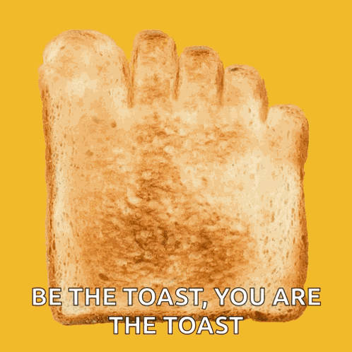 Toast Toes GIF