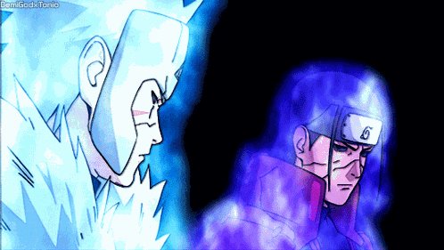 Tobirama E Hashirama Hokages GIF
