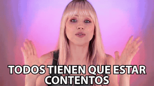 Todos Tienen Que Estar Contentos Superholly GIF