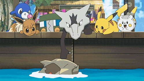 Togedemaru Pikachu GIF