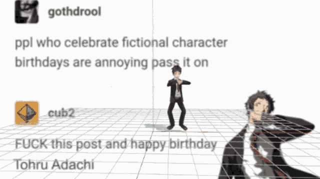 Tohru Adachi Persona4 GIF