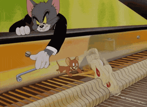 Tom And Jerry Bonk GIF