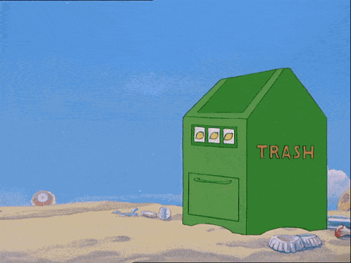 Tom And Jerry Garbage GIF