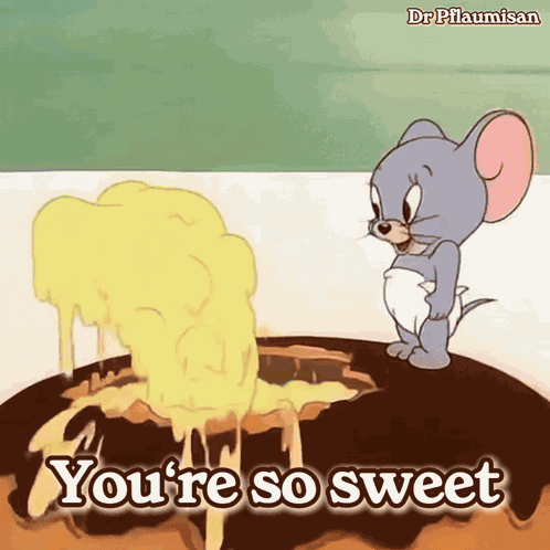 Tom And Jerry You'Re So Sweet GIF