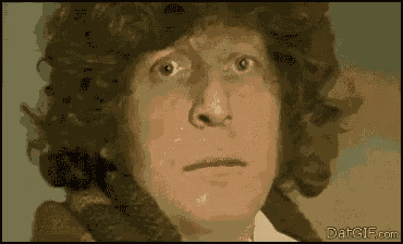 Tom Baker Creepy GIF