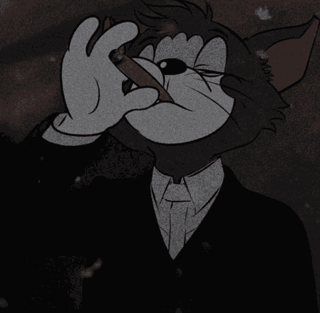 Tom From Tom And Jerry Smoking Meme