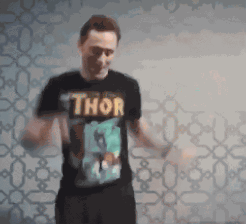 Tom Hiddleston Dance GIF