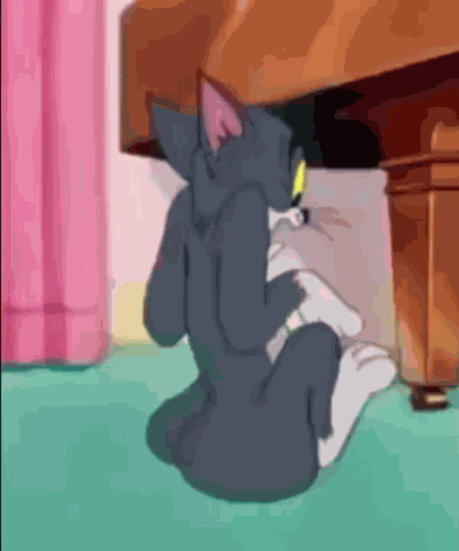 Tom Walk Backwards Tom And Jerry GIF