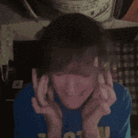 Tommy Fleece Biting Nails GIF
