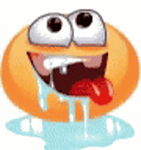 Tongue Out Drool GIF