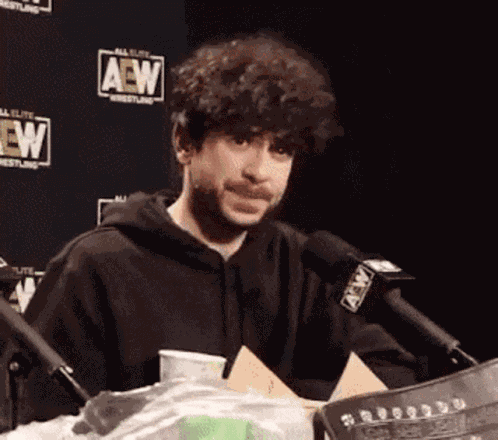 Tony Khan Shake Head GIF