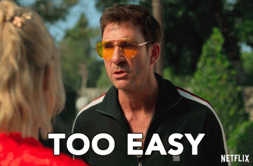 Too Easy Simple GIF
