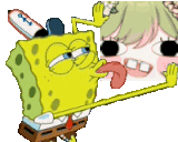 Toof Licking Sticker