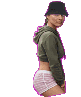 Toot Lady Fart Sticker