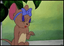 Toots Mouse Flirting GIF