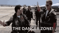 Top Gun High Five GIF