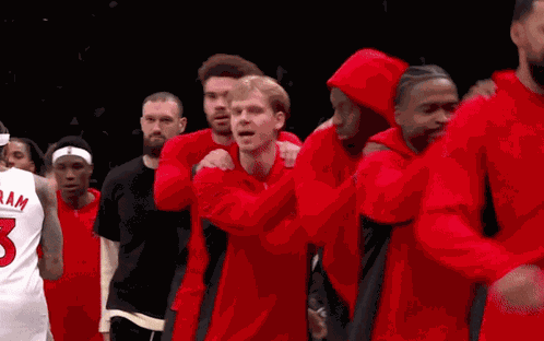 Toronto Raptors Conga Line GIF