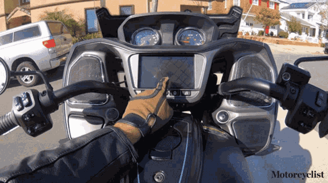 Touch Screen Motorcyclist GIF