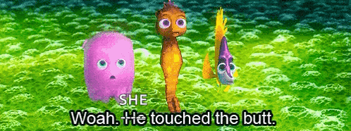 Touched The Butt Nemo GIF