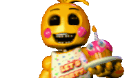 Toy Chica Jumpscare Sticker