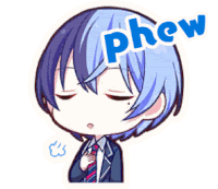 Toya Aoyagi Phew Sticker