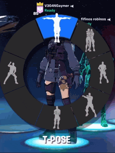 Tpose Fortnite GIF