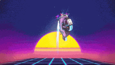 Tracer Vaporwave GIF
