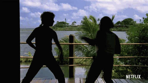 Training Pat Morita GIF