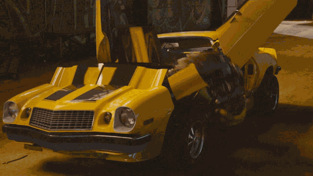 Transform Bumblebee GIF