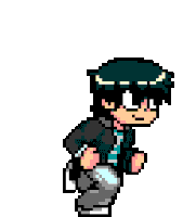 Transparent Boy Sticker