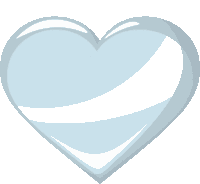 Transparent Heart Heart Sticker