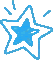 Transparent Star Sticker