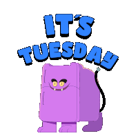 Transparent Tuesday Sticker