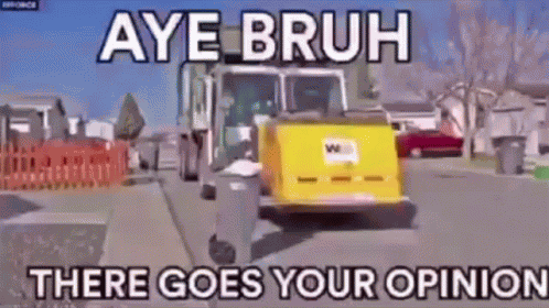 Trash Opinion GIF