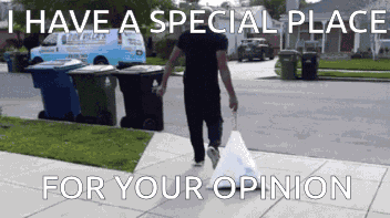 Trash Throw Away GIF