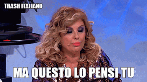 Trashitaliano Tina Cipollari GIF