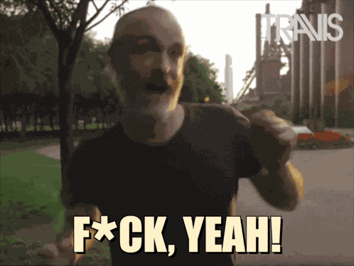 Travis Fran Healy GIF