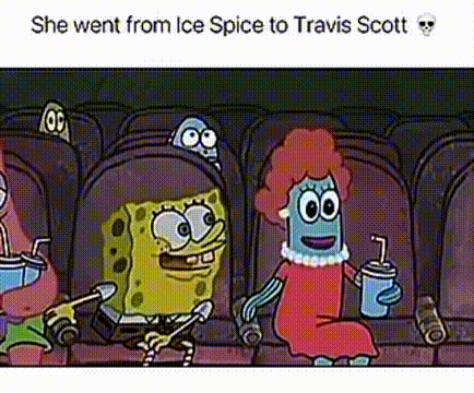 Travis Scott Ice Spice GIF