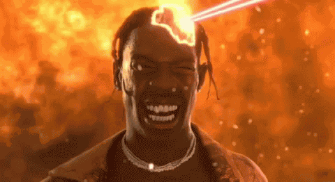 Travis Scott Mind Blown GIF