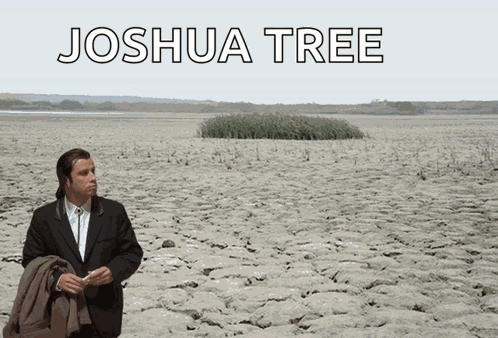 Travolta Desert GIF