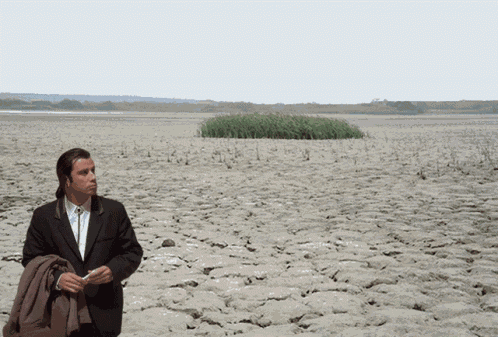 Travolta Desert GIF