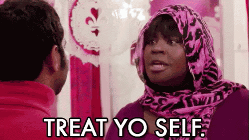 Treat Yo Self! - Parks And Recreation GIF