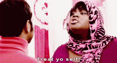 Treat Yo Self Parksandrec GIF