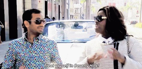 Treat Yo'Self - Parks And Recreation GIF
