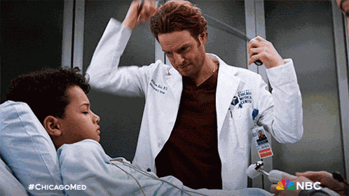 Treating A Patient Dr Will Halstead GIF
