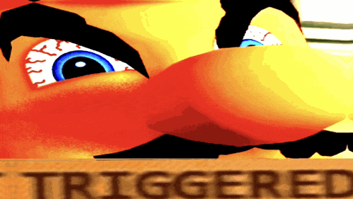 Triggerd Mario Meme