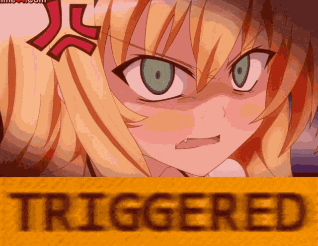 Triggered Anime GIF