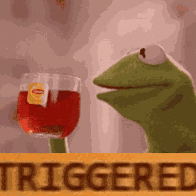 Triggered Kermit GIF