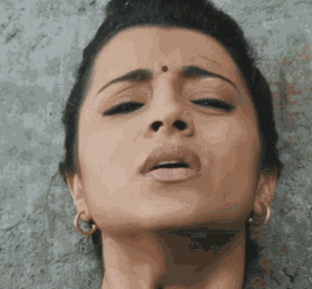 Trisha Hot Face Trisha Face Expression GIF