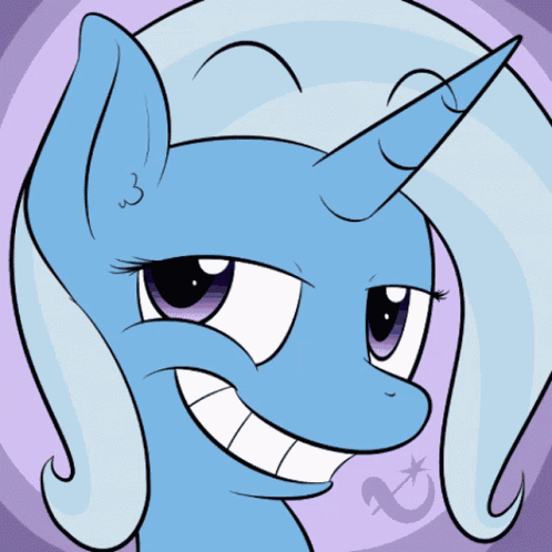 Trixie Lulamoon Eyebrow Wiggle GIF